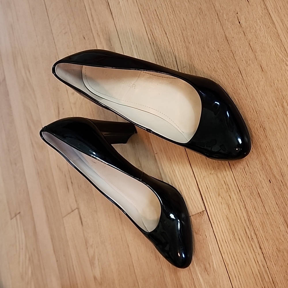 Marc Fisher Black Patent Leather Pumps